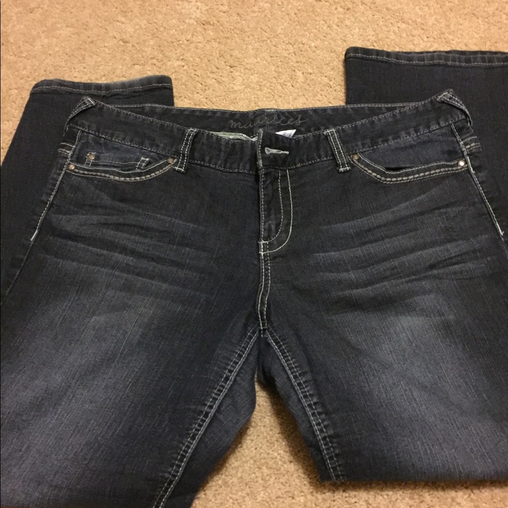 Maurices dark wash jeans size 15/16 Short