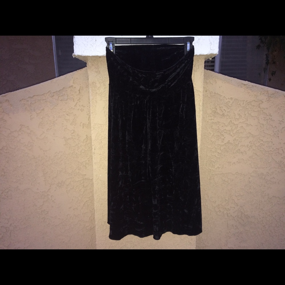 Black Velvet Palazzo Pants