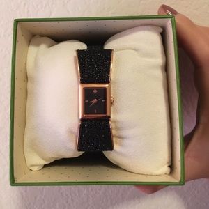 Kate spade glitter bow watch