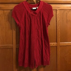 Red t-shirt sweater