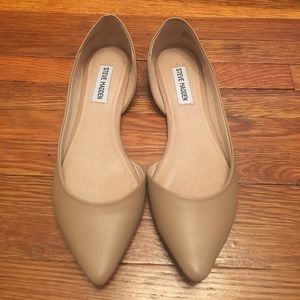 Steve Madden Pointed Nude Flat