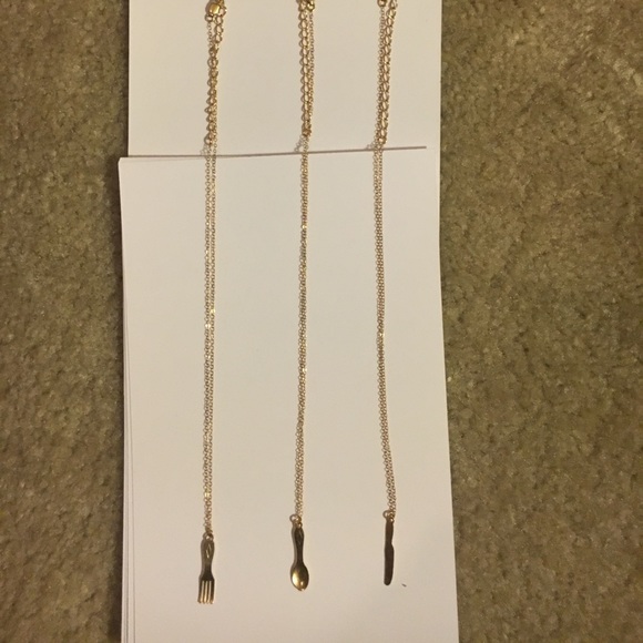 Quirky Utensil Necklace set (3 separate necklaces) - Picture 6 of 6