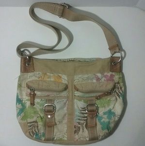 Fossil Modern Vintage Map Purse