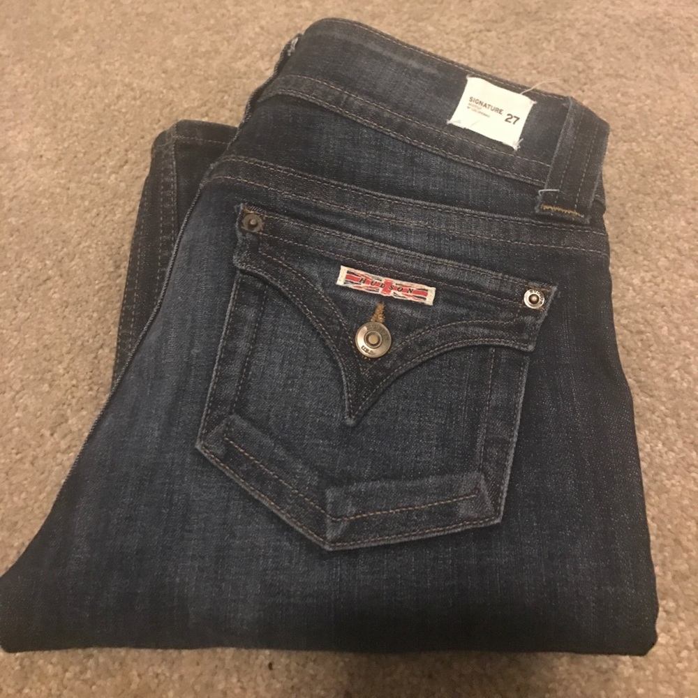 Hudson Jeans Signature Bootcut, Size 27, Port