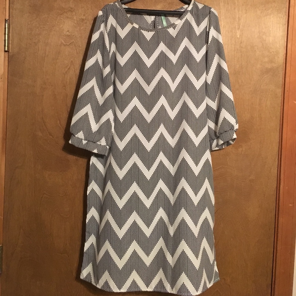 Chevron Boutique Dress !!