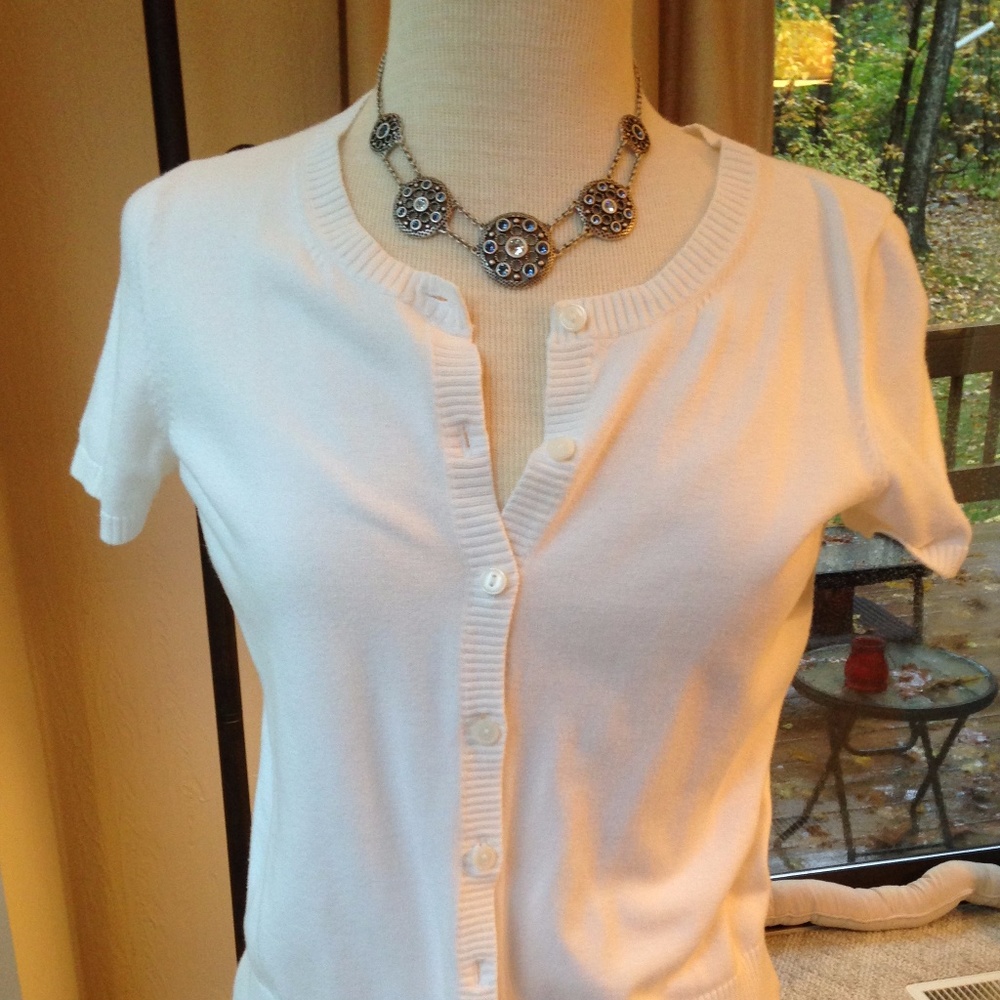 Loft - short sleeve cardigan