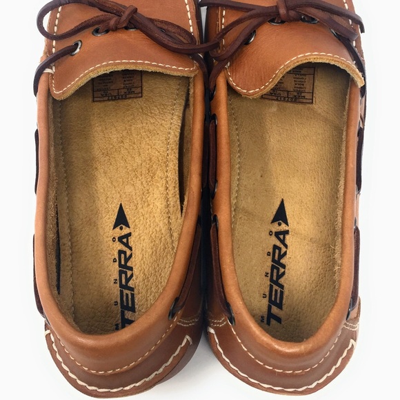 Mundo TERRA Men's Leather Loafers Slip-On Shoes - Picture 4 of 8