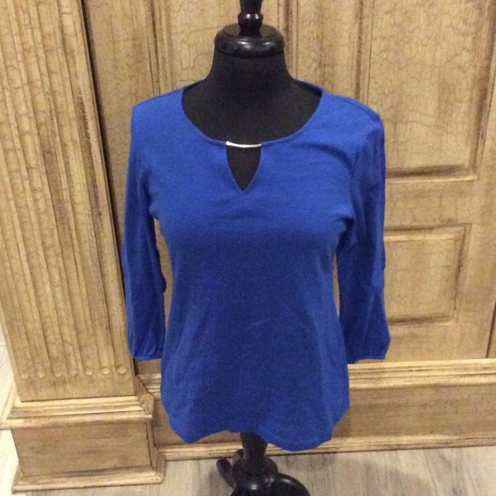 Karen Scott boat neck T-shirt