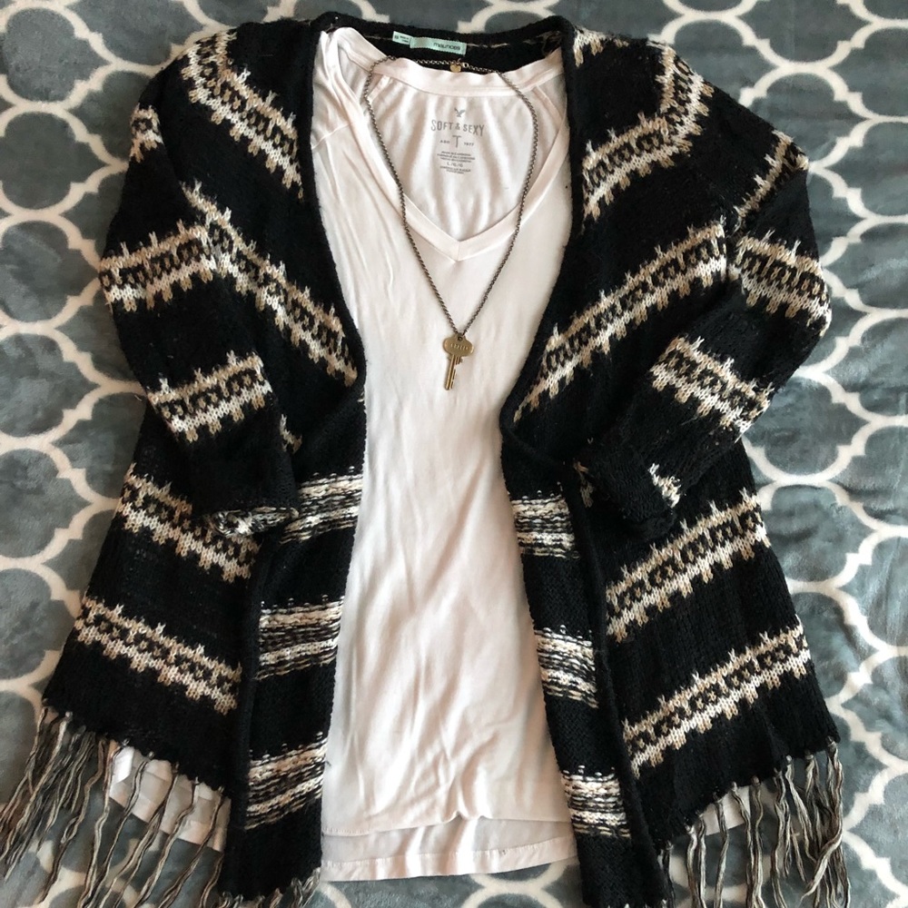 Maurices Fringe Cardigan