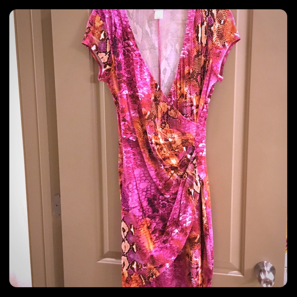 Sexy hot pink cache dress 1 Night Sale!