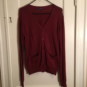 men's knit cardigan
