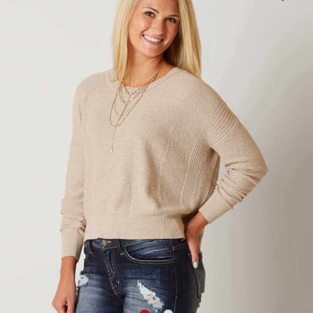 Buckle DAYTRIP Open Weave Sweater. NWOT