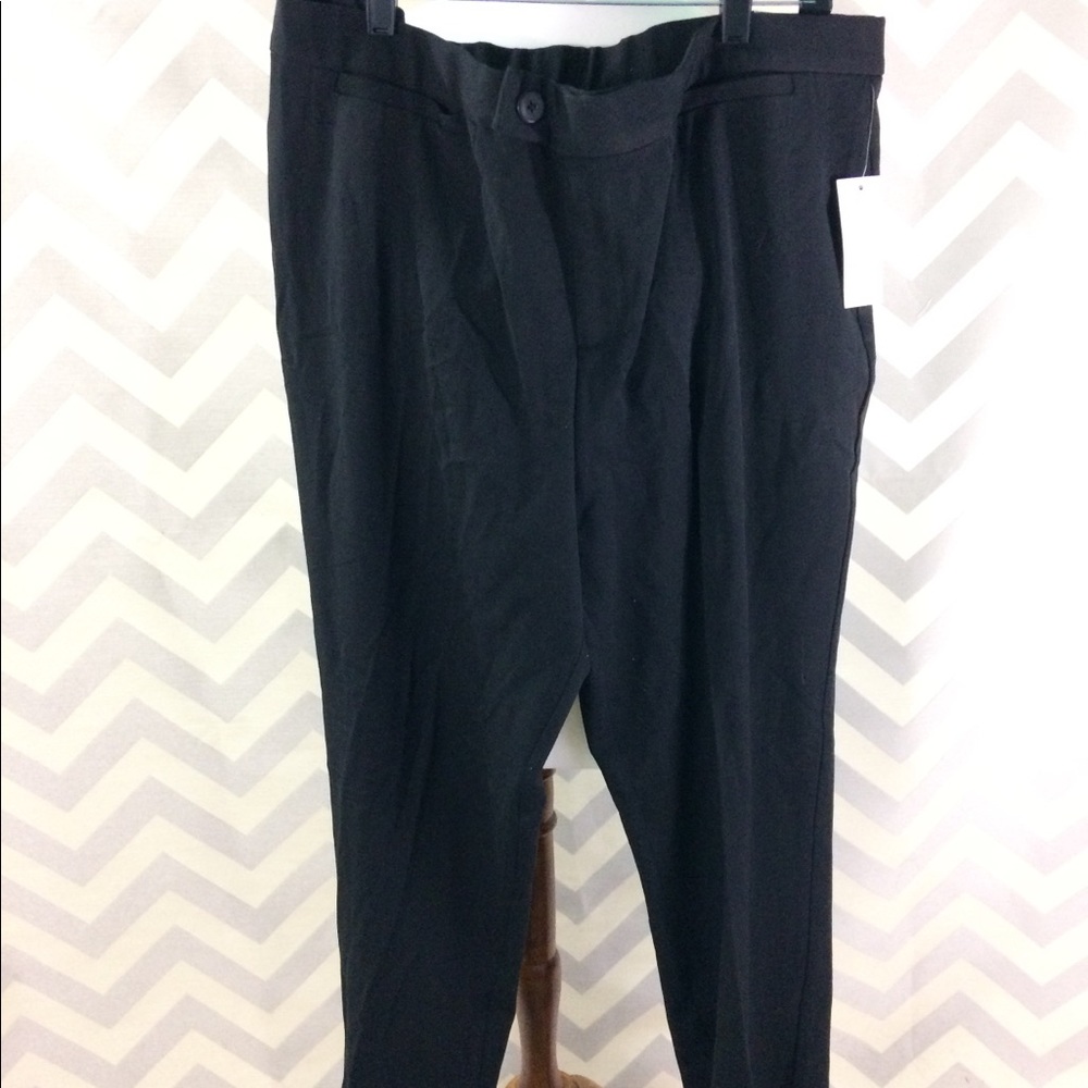 NWT black pants size 20w