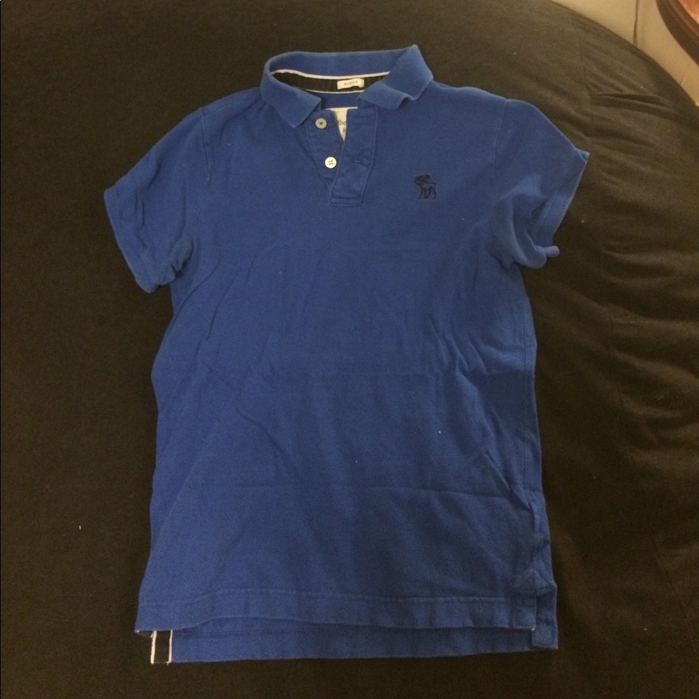 Abercrombie blue collared polo