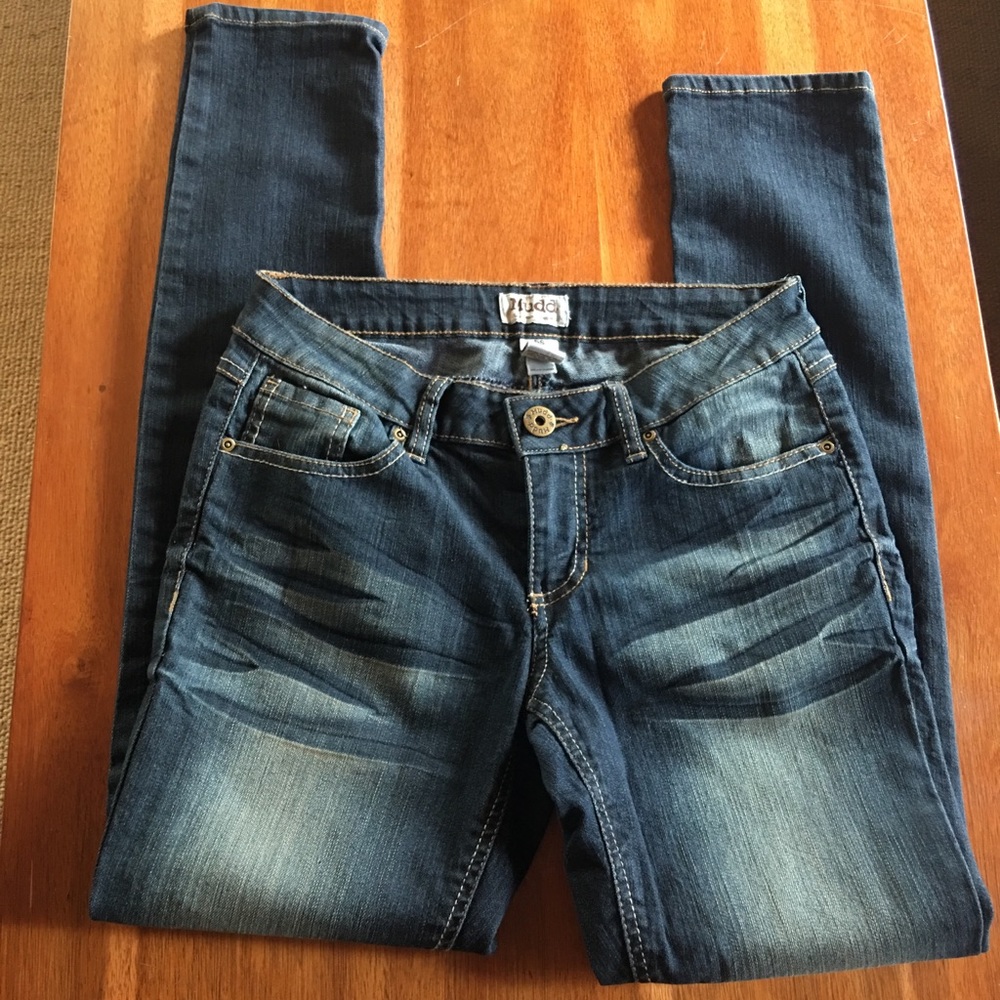 Dark blue skinny jeans. Size 5 short.