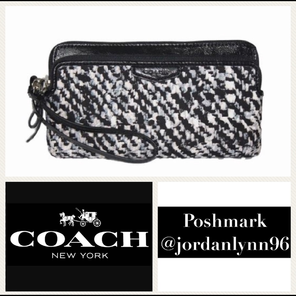 COACH NWOT Donegal Double Zip Wallet RARE