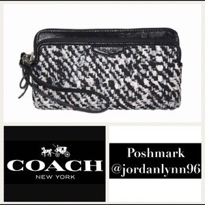 COACH NWOT Donegal Double Zip Wallet RARE