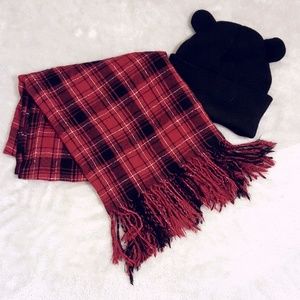 Sparkle Plaid Scarf