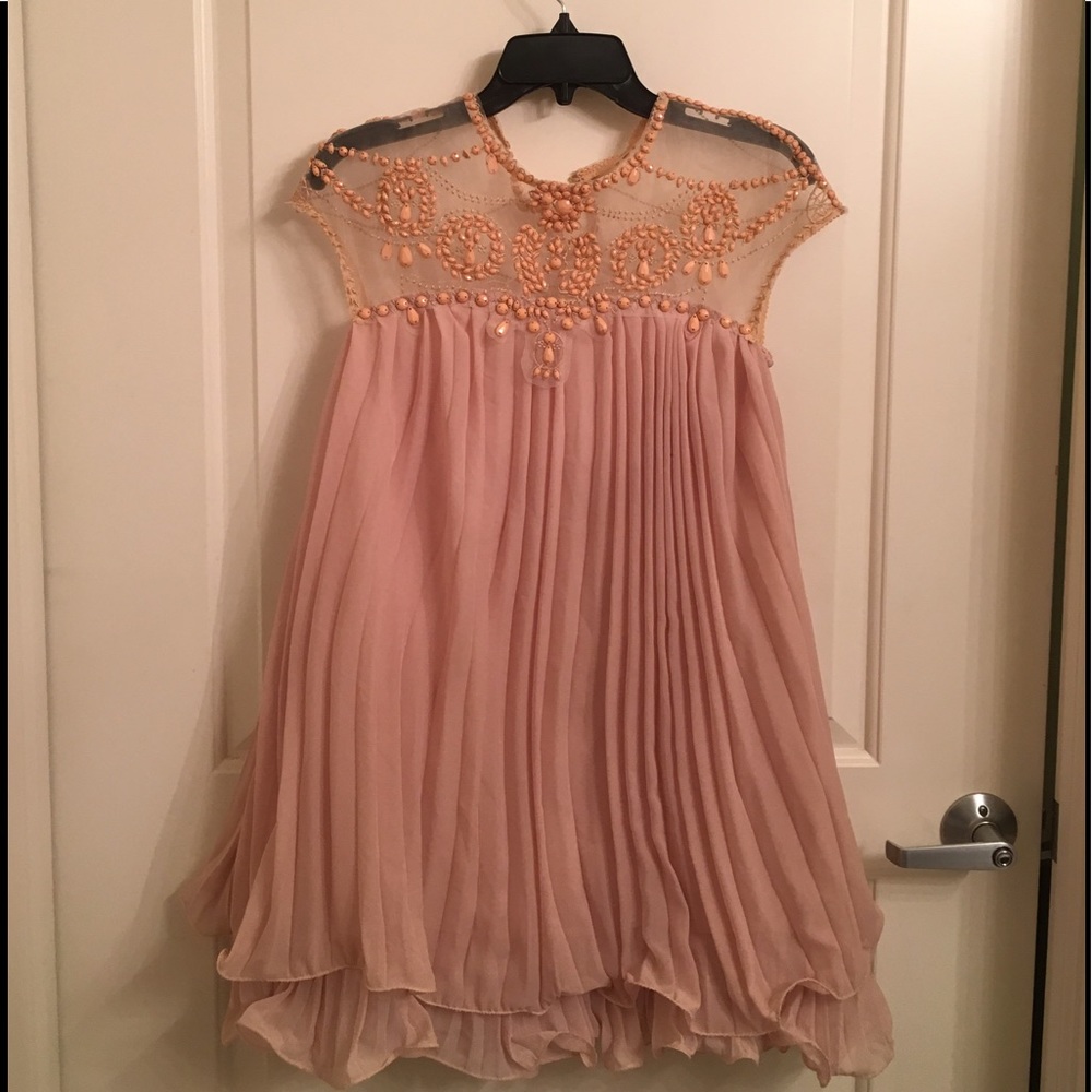 Chic Wish Dusty Rose Cocktail Dress