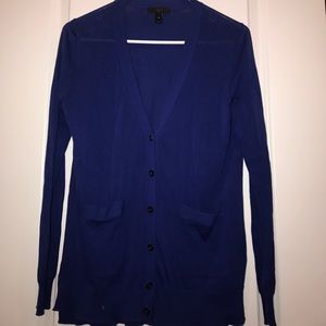 J. Crew Blue Cardigan XS