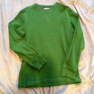 Green thermal shirt (boys medium 8/10)