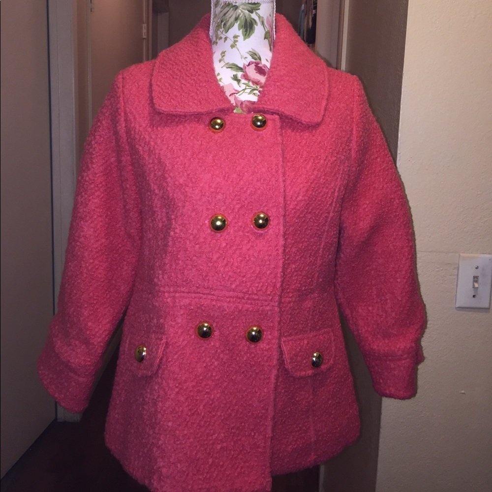 Vintage Pink Wool Blazer