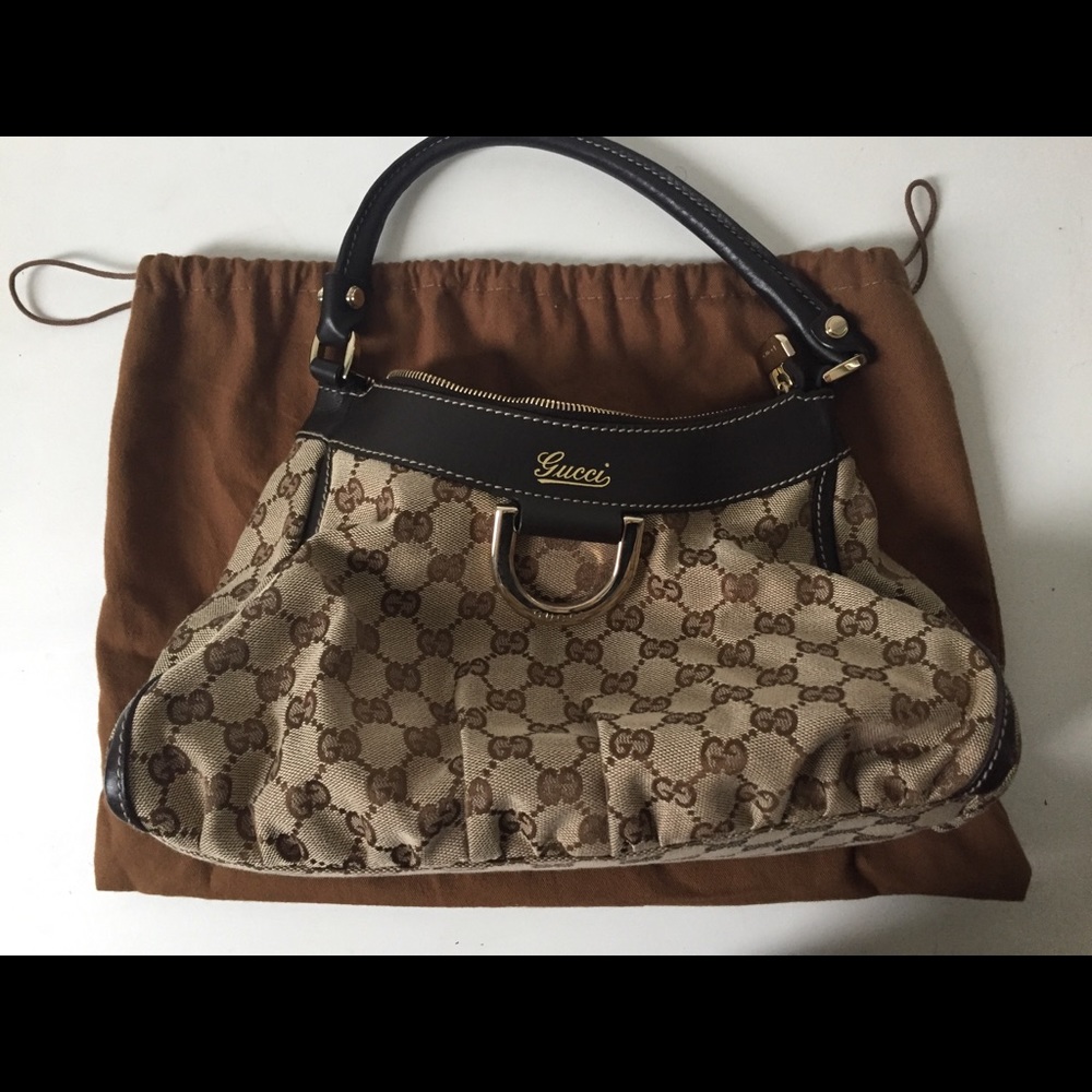 Gucci d ring hobo