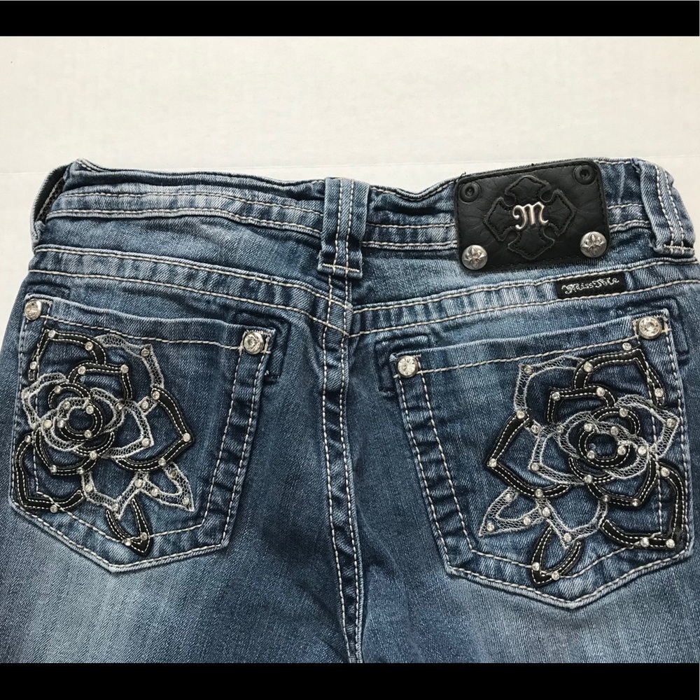 Miss me Victoria Rose bootcut denim jeans