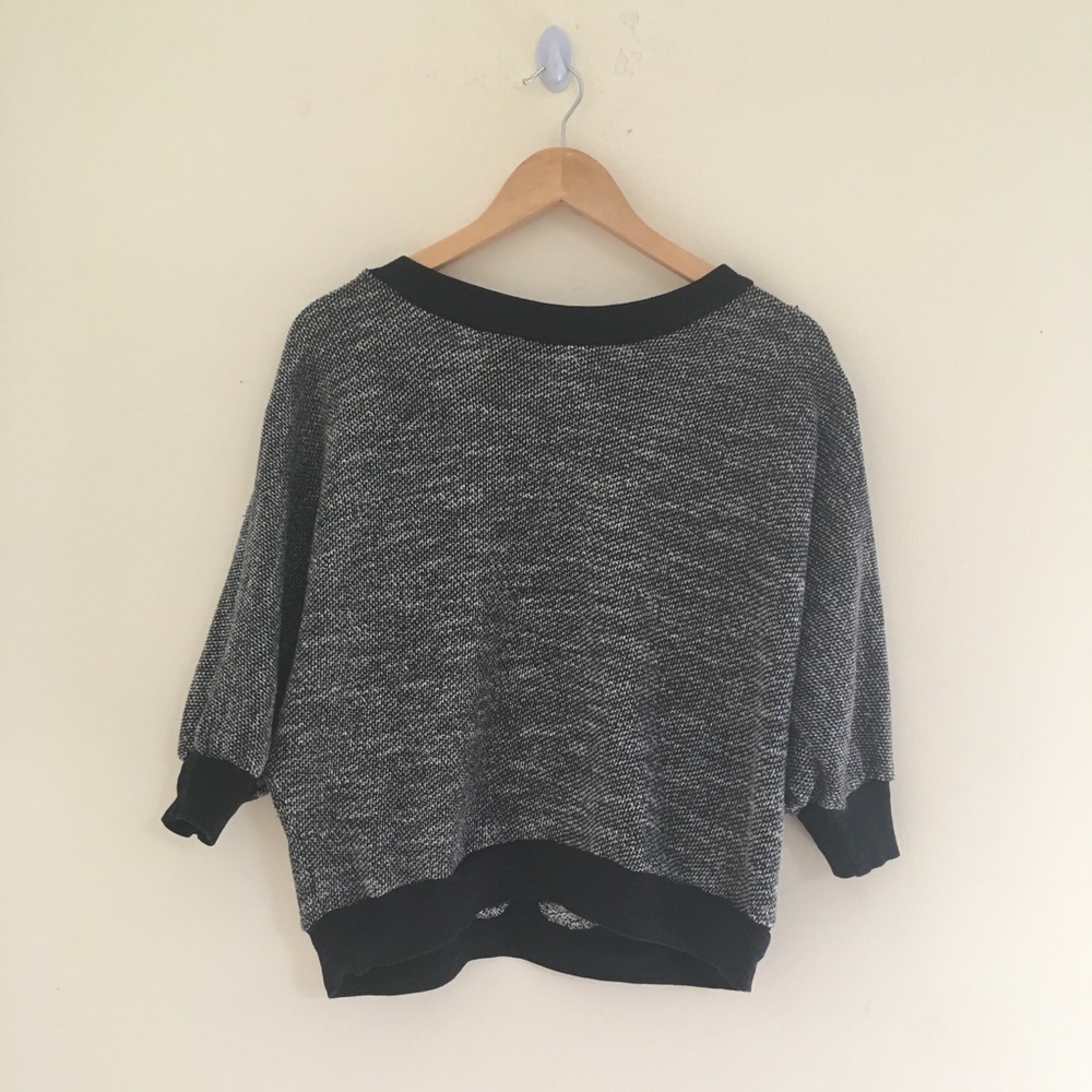 Salt and pepper AA s/s sweater