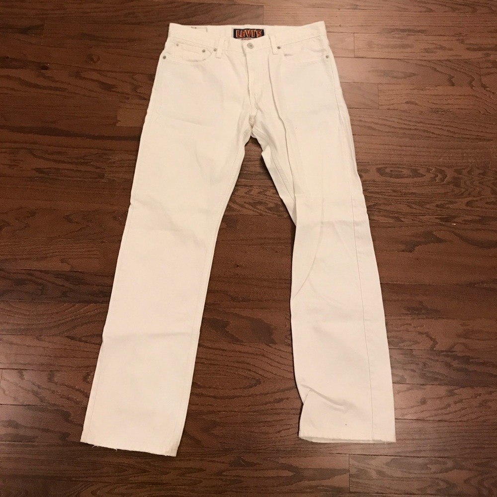 Vintage white Levi jeans
