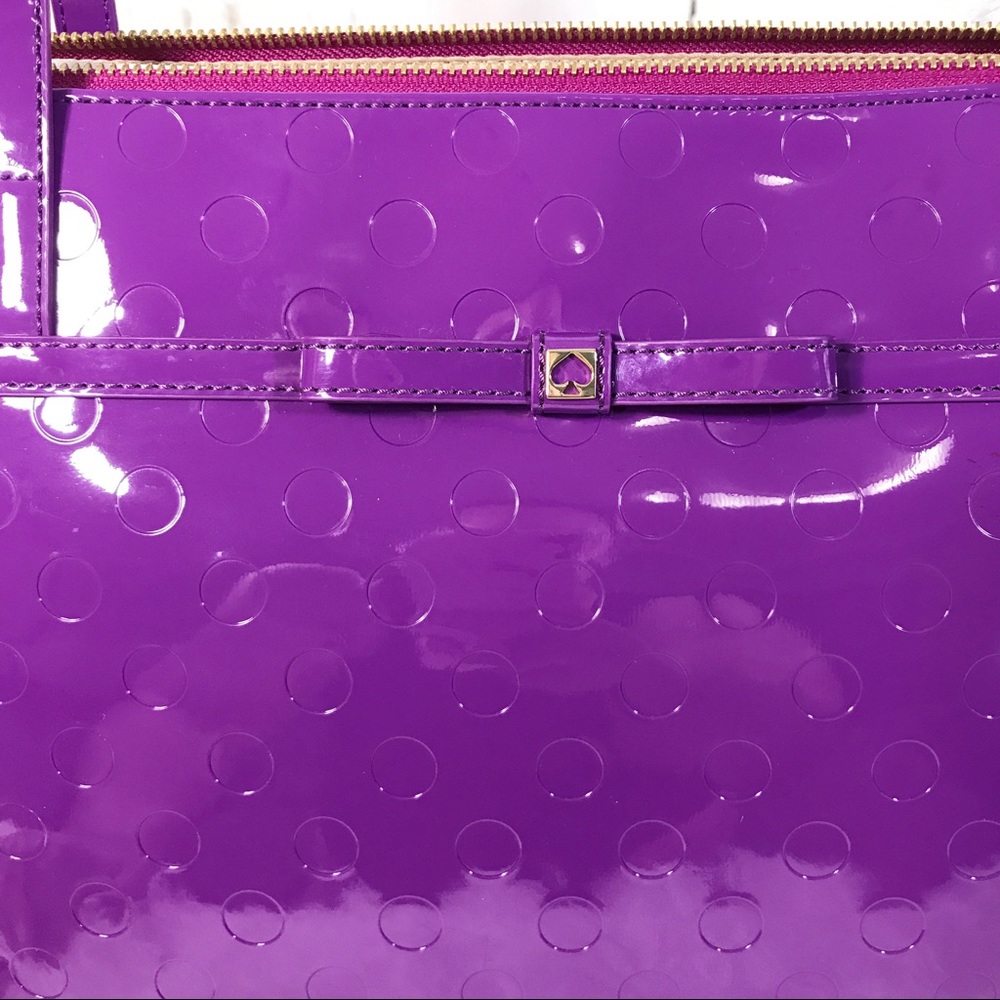 ❤️SOLD❤️ Kate spade *New tote bag purple large - Picture 3 of 8