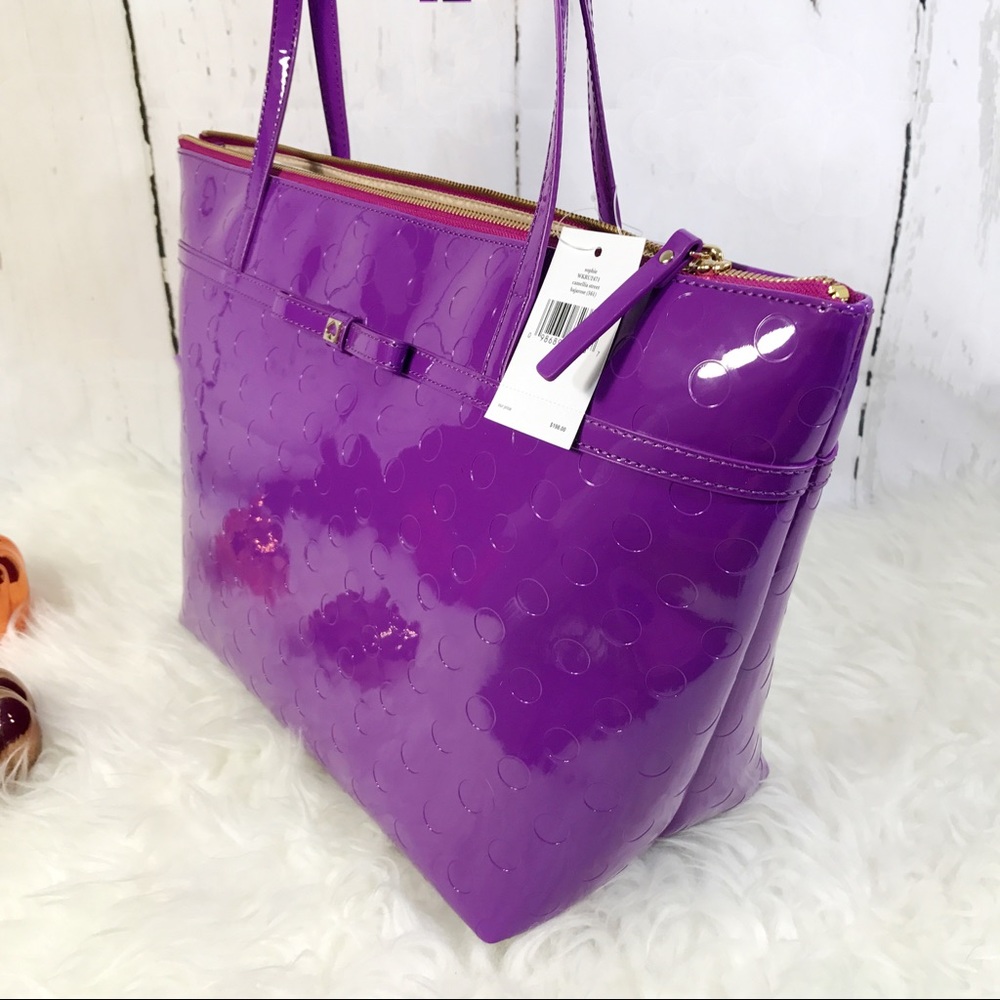 ❤️SOLD❤️ Kate spade *New tote bag purple large - Picture 5 of 8