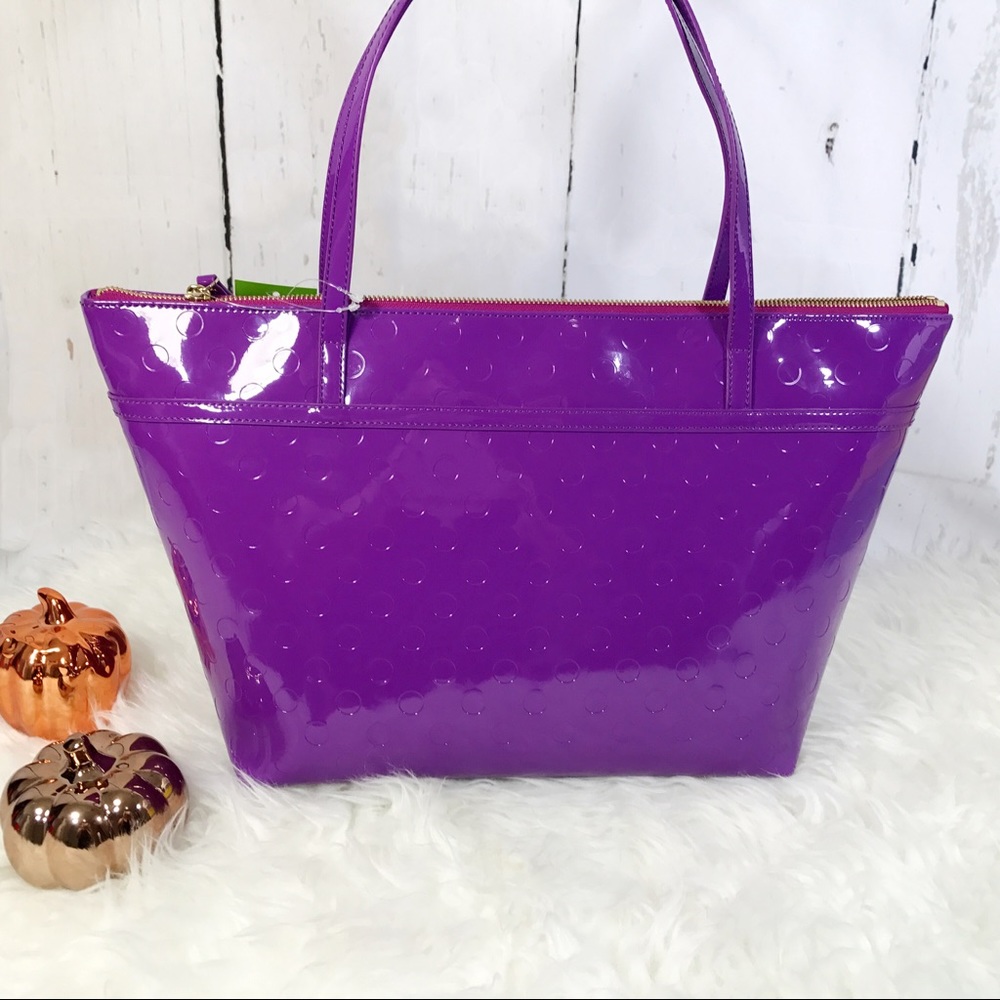 ❤️SOLD❤️ Kate spade *New tote bag purple large - Picture 6 of 8