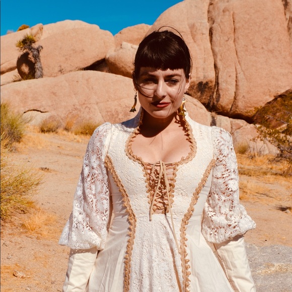 1970’s TRUE VINTAGE GUNNE SAX WEDDING GOWN - Picture 2 of 4