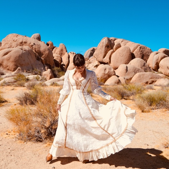 1970’s TRUE VINTAGE GUNNE SAX WEDDING GOWN - Picture 3 of 4