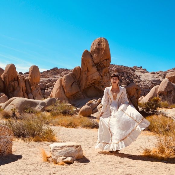 1970’s TRUE VINTAGE GUNNE SAX WEDDING GOWN - Picture 4 of 4