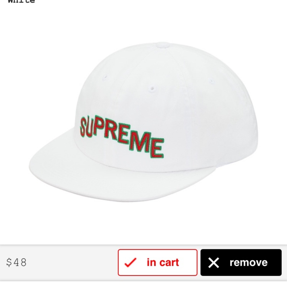 Supreme hat