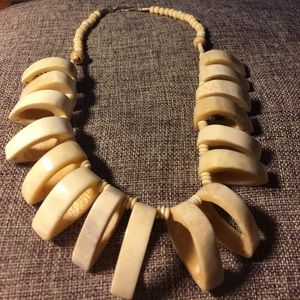 Primitive Ethnic Boho Bone Necklace