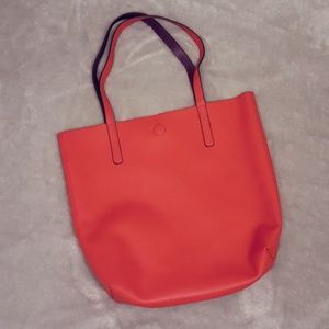 Purple/Red Reversible Tote