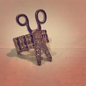 Scissor statement ring... NEW