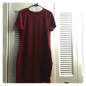 Maroon BodyCon Dress 2XL NWOT