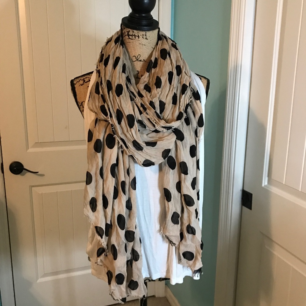 Polka dot scarf