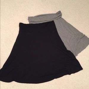 Gap fold over skirts