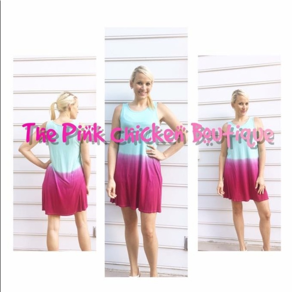 Tye dye faded dress