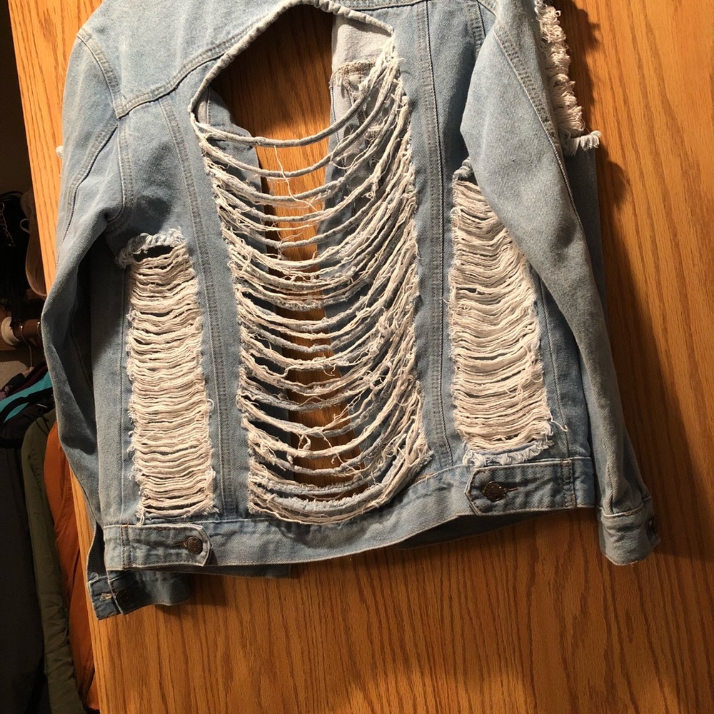 Denim jacket sold