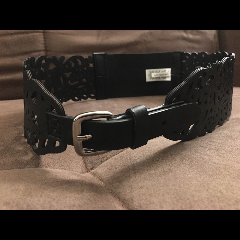 Black belt with pattern