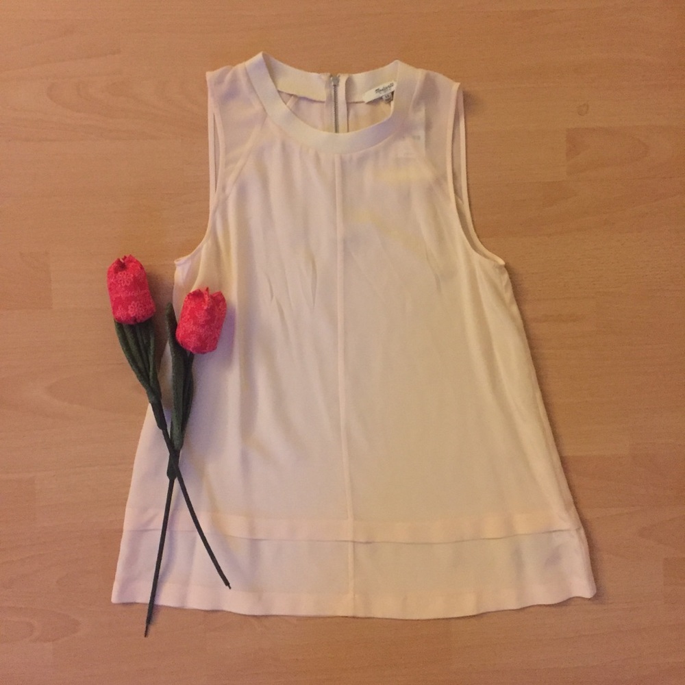 Madewell Blush Woven Tank Size XS