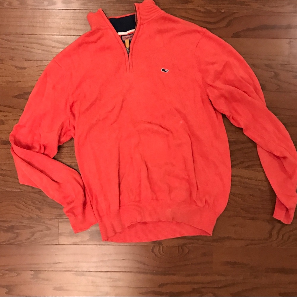 Vineyard Vines salmon sweater