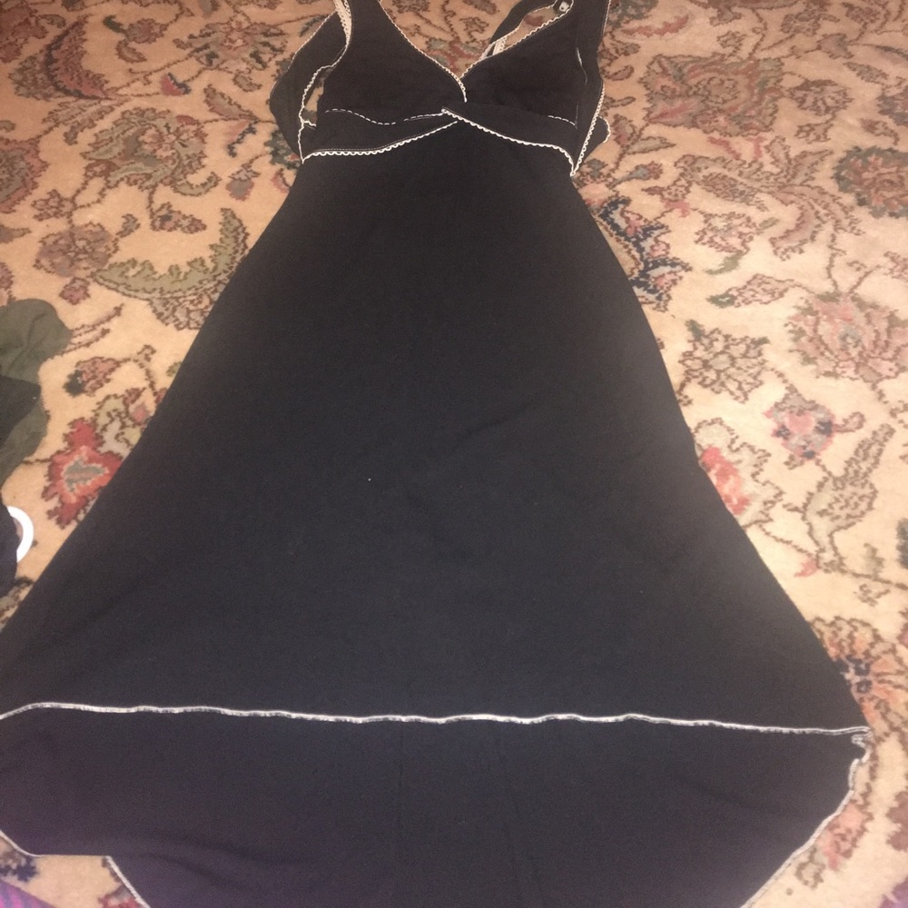Black cotton dress