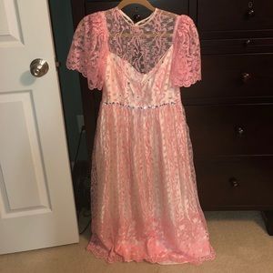 Homemade Glenda the good witch Halloween costume